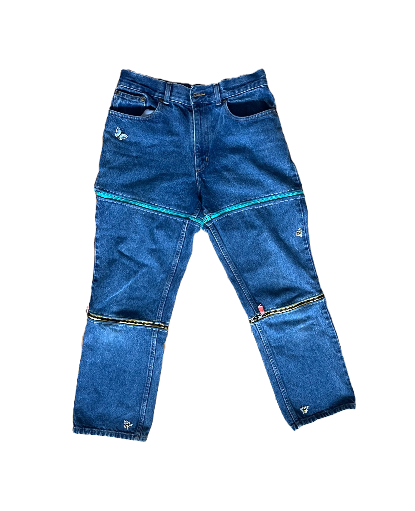 Double Zip Bumblebees custom pants