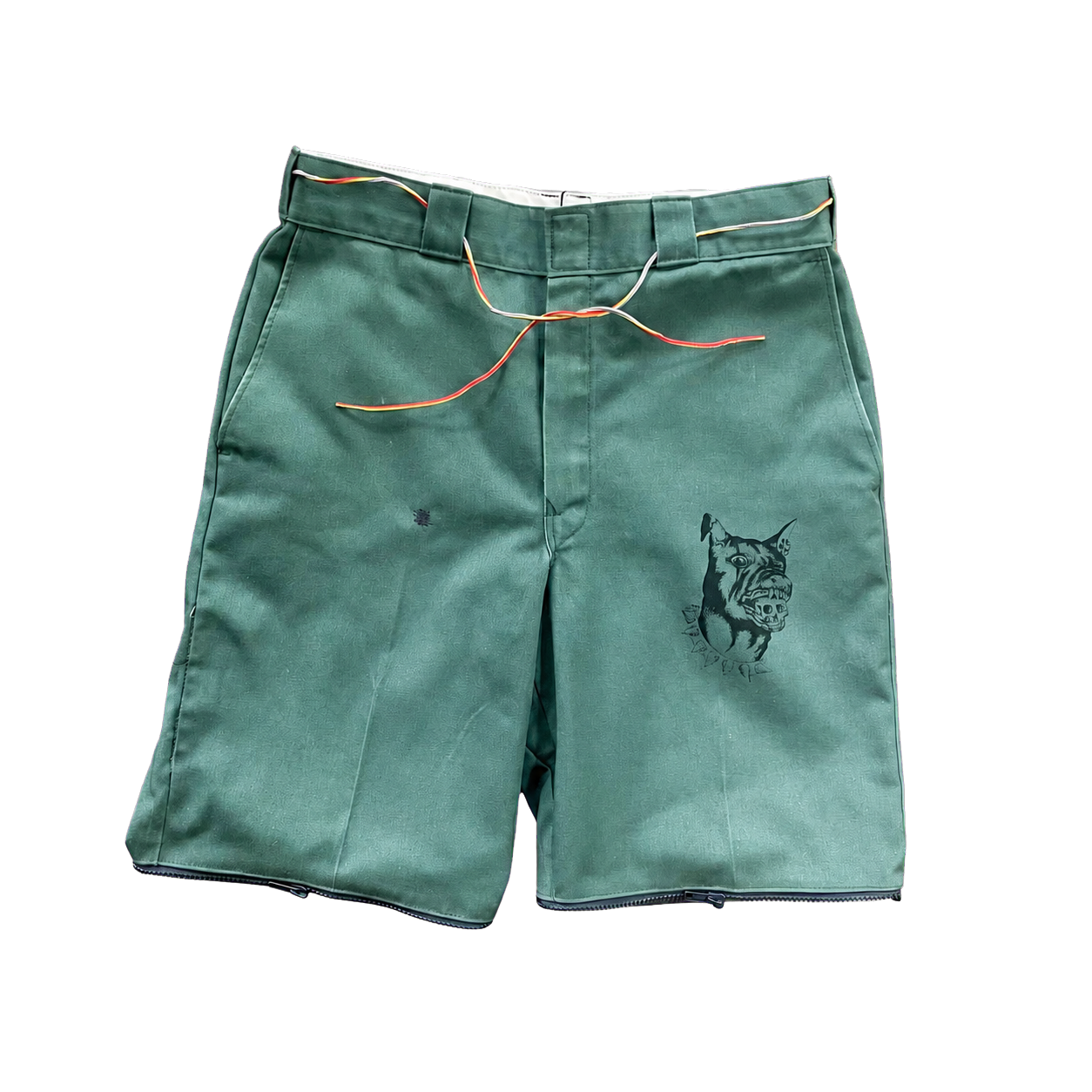 Cuffed King converted into shorts