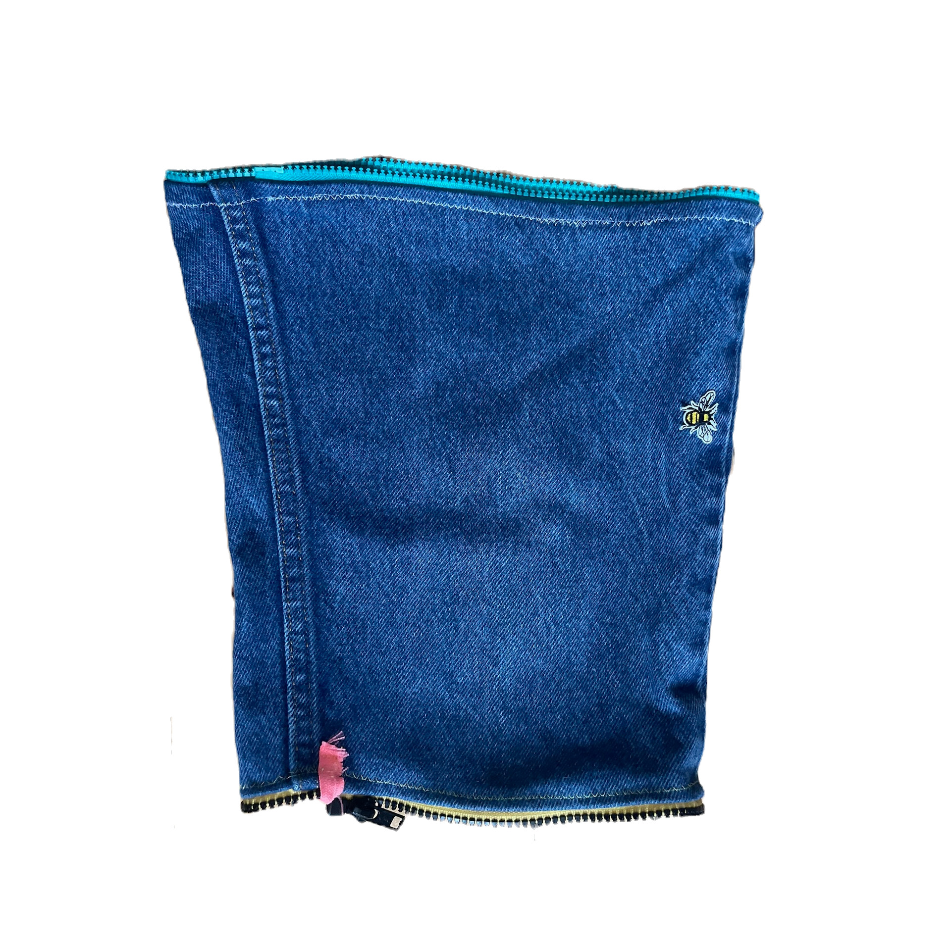 Detached middle leg panels from Double Zip Bumblebees
